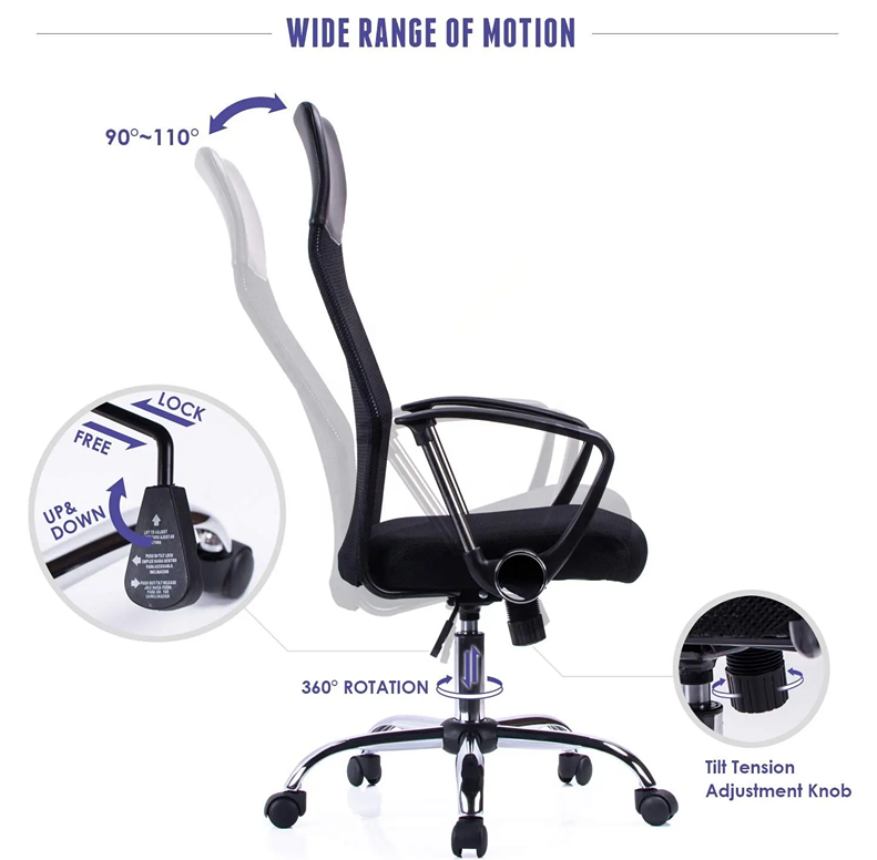 ergonomic high back mesh swivel Office Chair F671