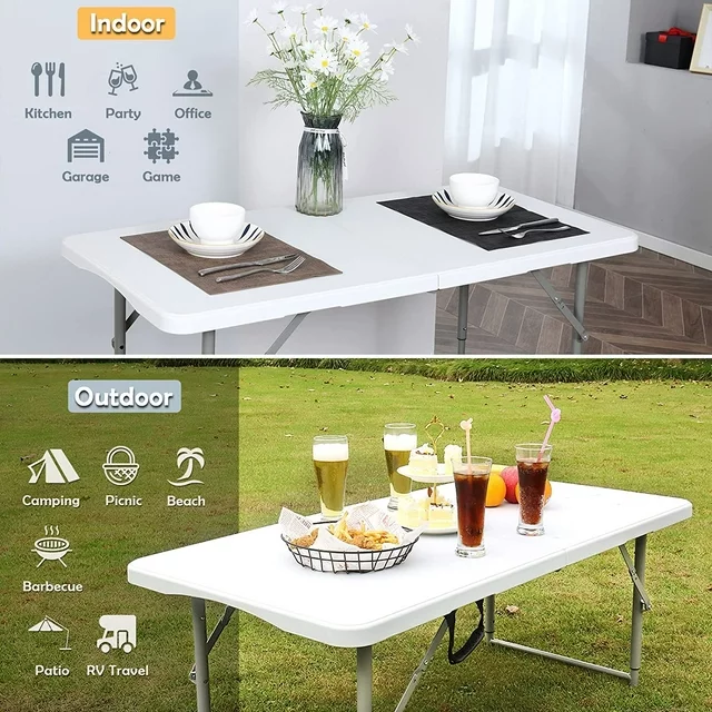 Hot selling HDPE event folding table ZT1201