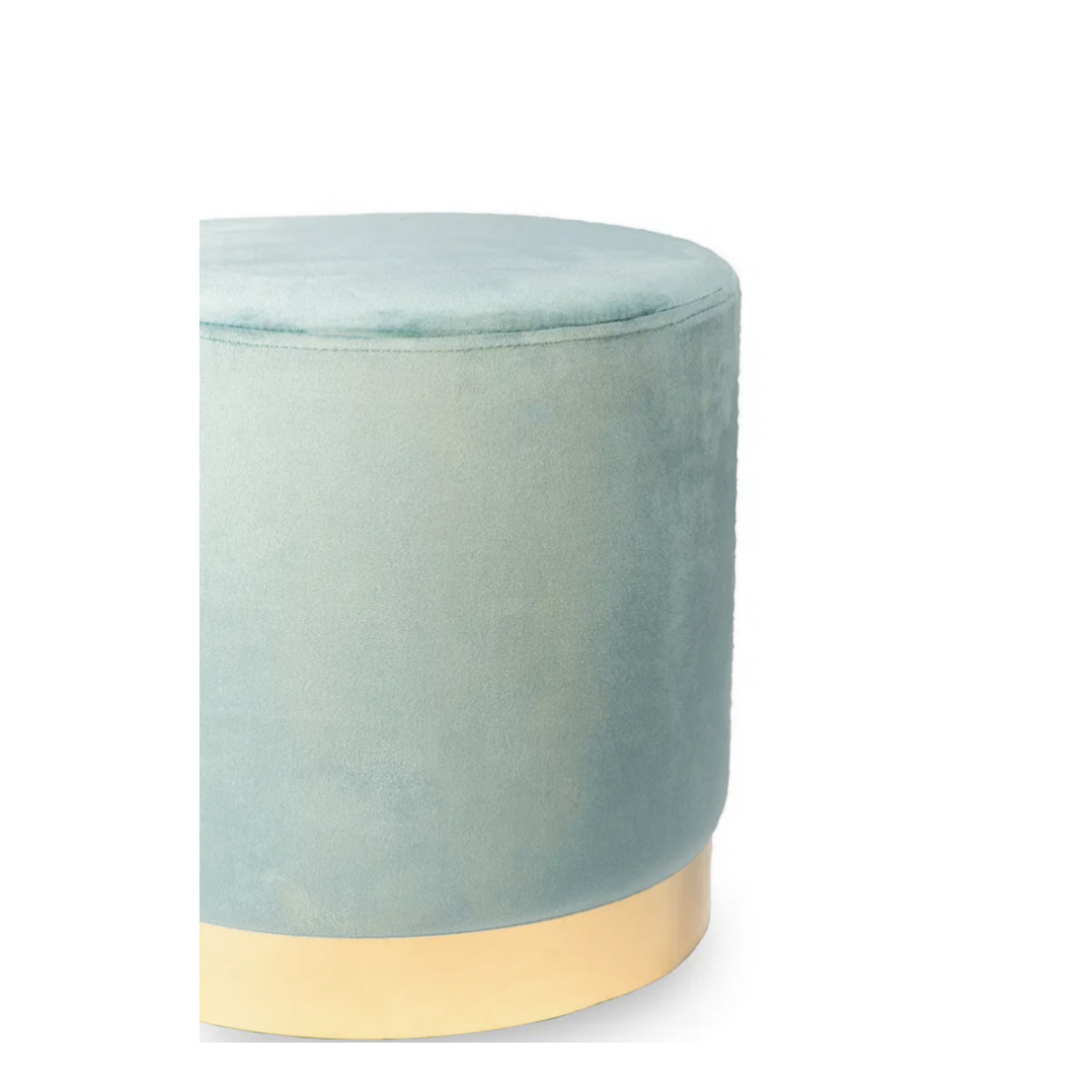 Home Furniture Velvet Pouf Ottoman Stool D018