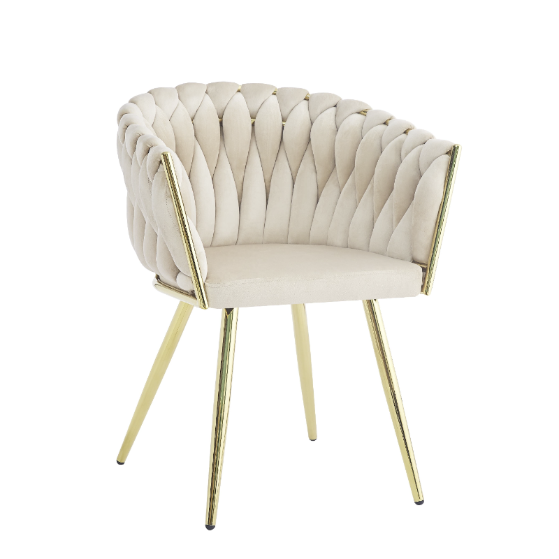 Upholstered Soft Fabric woven armchairs DC117