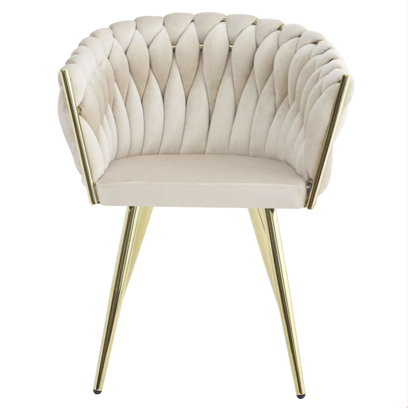 Upholstered Soft Fabric woven armchairs DC117