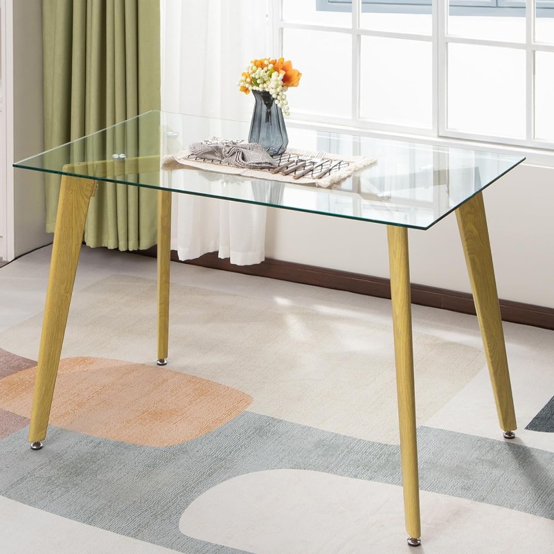 Modern Rectangle Glass Coffee Table T431