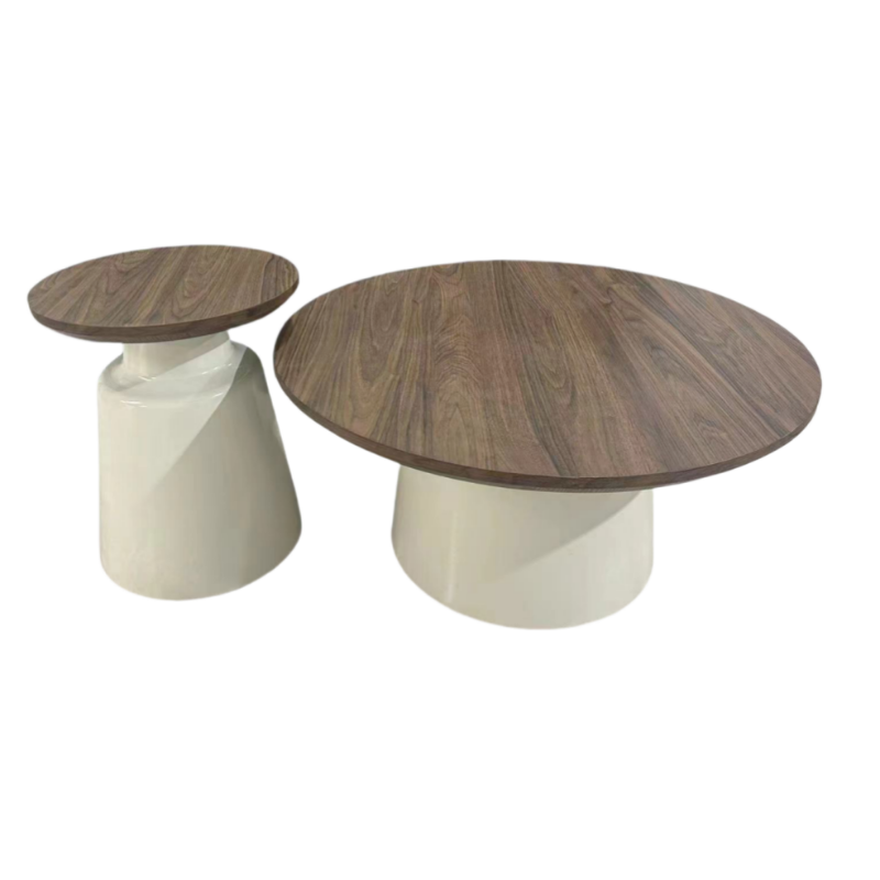  Iron Art Round Coffee Table Set CT3103