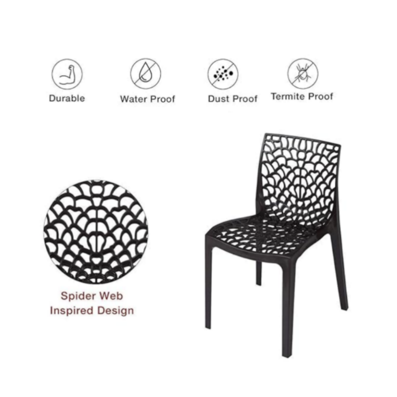 Stackable restaurant plastic chair DC659